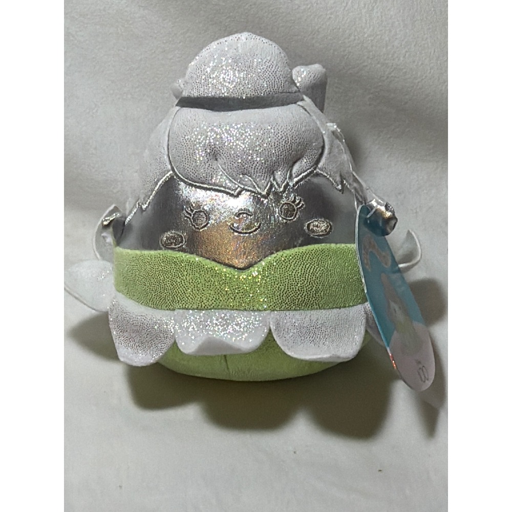Squishmallows Disney 100 Tinker Bell Silver Green Metallic Plush 5 inch NWT